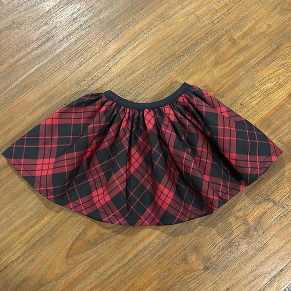Girls Plaid Circle Skirt - Picture 1 of 5